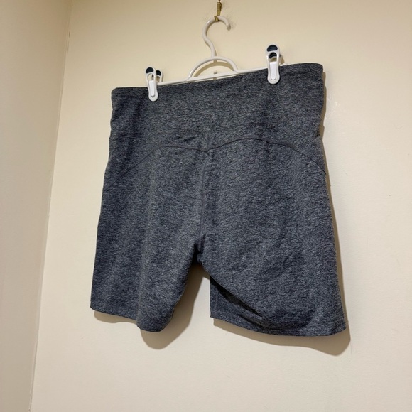 Women’s Zobha Brand Grey Salt and Pepper Gym Workout Athletic Shorts Size XXL - Picture 9 of 13